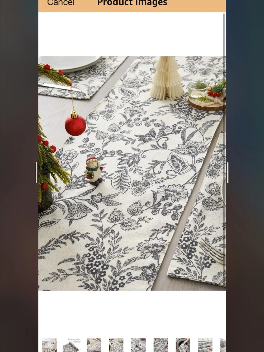 Jinchan black floral